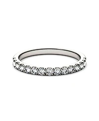 Charles & Colvard Moissanite Wedding Band (3/8 ct. t.w. Diamond Equivalent) in 14k White or Yellow Gold