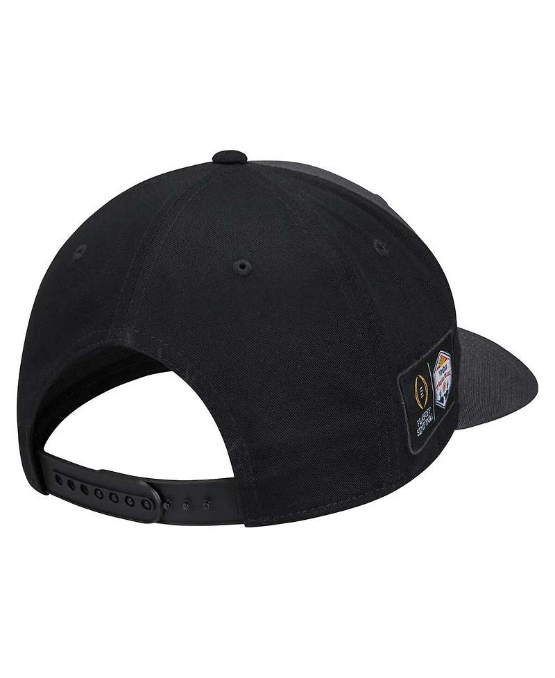 Men's Nike Black Tcu Horned Frogs College Football Playoff 2022 Fiesta Bowl Champions Locker Room CL99 Adjustable Hat