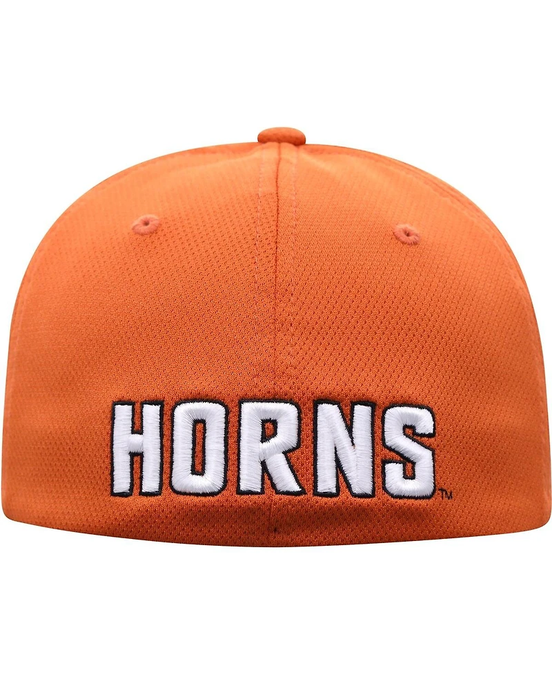Men's Top of the World Texas Orange Texas Longhorns Reflex Logo Flex Hat