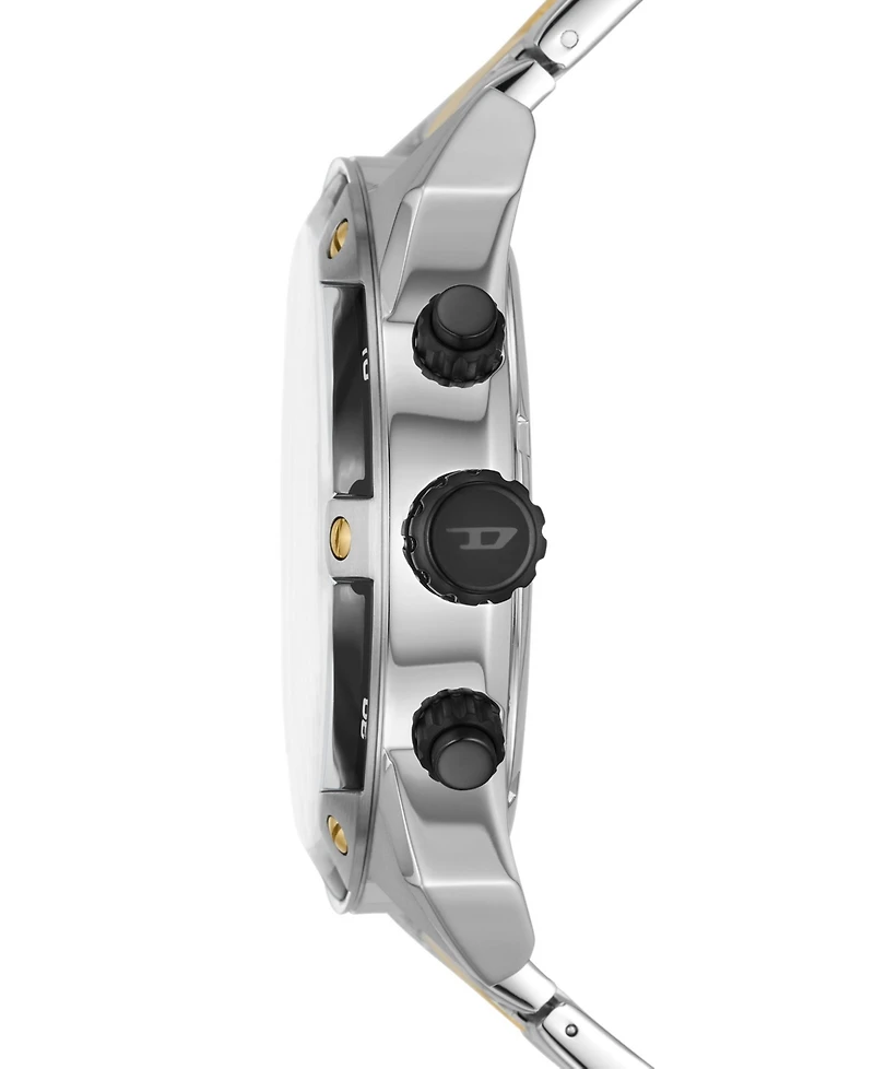 Diesel Men's Spiked Chronograph Two-Tone Stainless Steel Watch 49mm