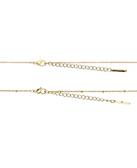 Unwritten 14K Gold Flash Plated Virgin Mary Layered Pendant Necklace