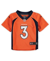 Infant Boys and Girls Nike Russell Wilson Orange Denver Broncos Game Jersey