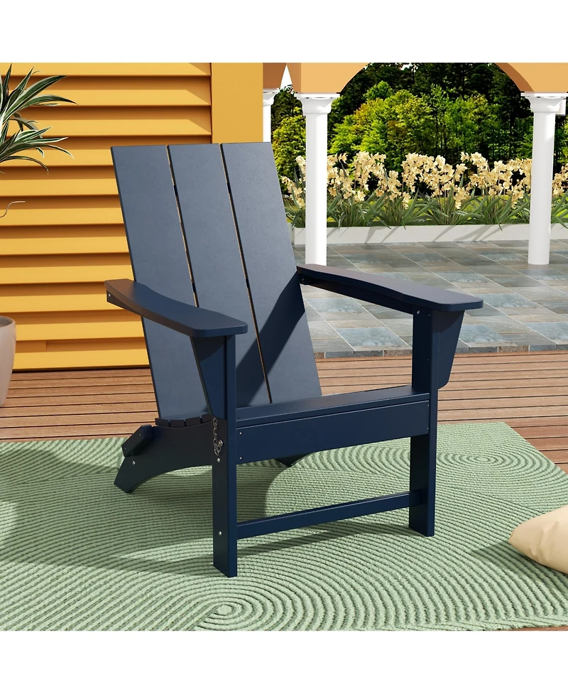 Modern Outdoor Folding Adirondack Chair