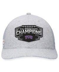 Men's Top of the World Heather Gray Tcu Horned Frogs College Football Playoff 2022 Fiesta Bowl Champions Adjustable Hat