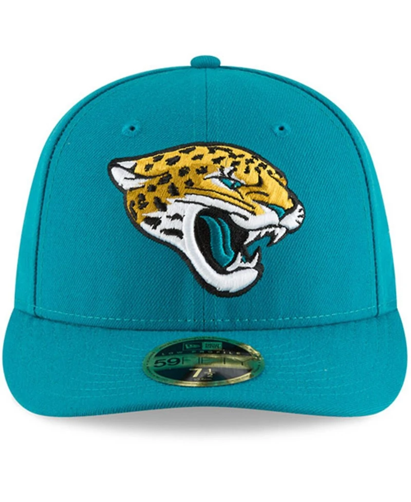 Men's New Era Teal Jacksonville Jaguars Omaha Low Profile 59FIFTY Fitted Hat