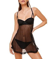 Adore Me Women's Aubrey Unlined Babydoll Lingerie