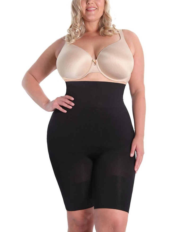 MeMoi Plus High-Waisted Seamless Firming Thigh Shaper