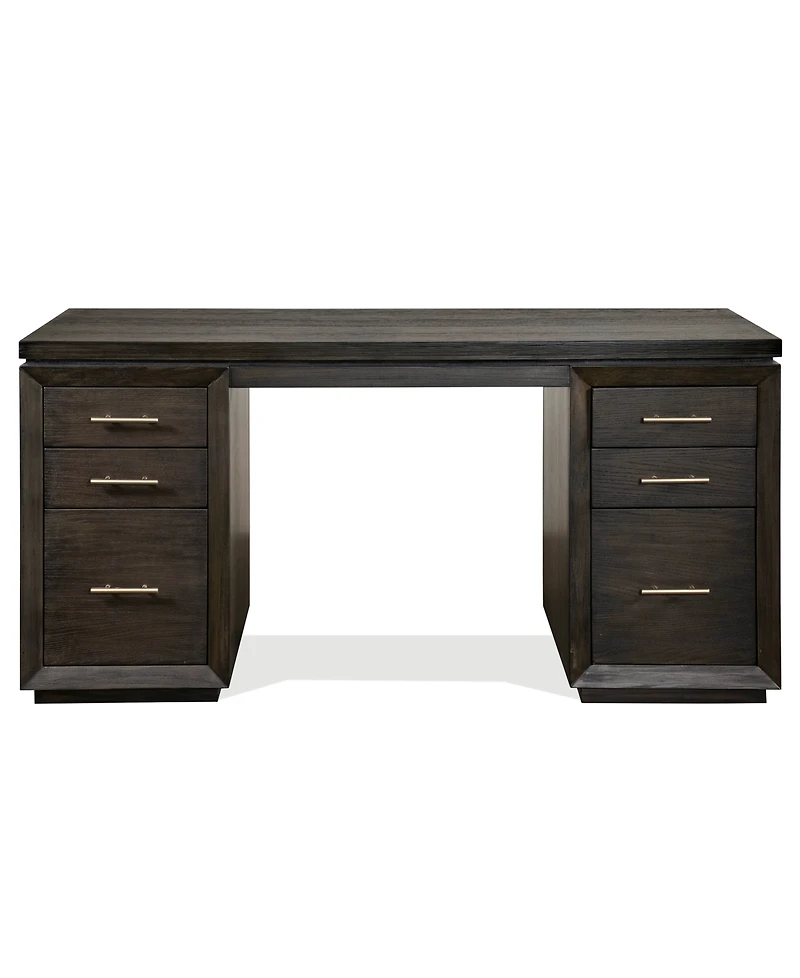 Prelude 62" Wood Dovetail Joinery Executive Desk