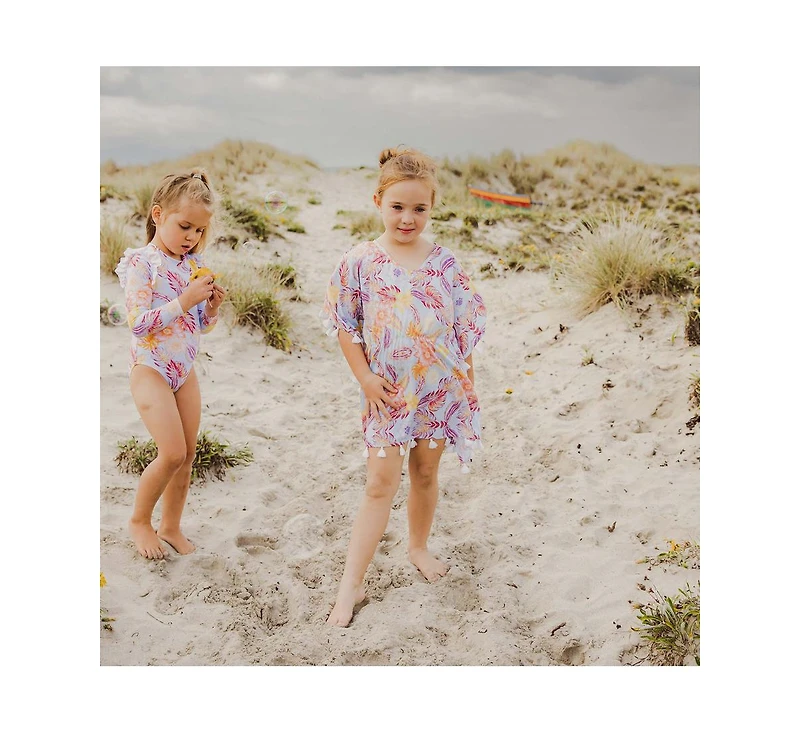 Toddler, Child Girls Boho Tropical Cover Up