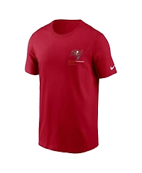 Men's Nike Red Tampa Bay Buccaneers Team Incline T-shirt