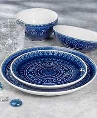 Euro Ceramica Fez 16 Pc. Dinnerware Set, Service for 4