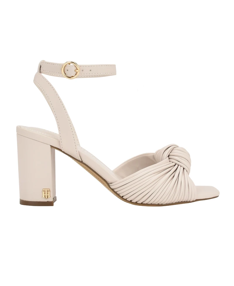 Tommy Hilfiger Women's Sarifina Knotted Block Heel Sandals