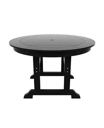 WestinTrends 47" Round Outdoor Patio Dining Table