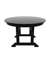WestinTrends 47" Round Outdoor Patio Dining Table