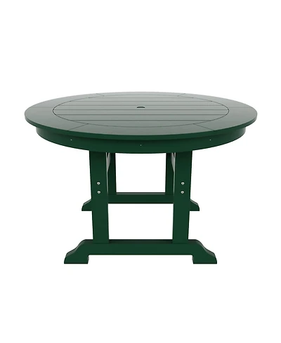 WestinTrends 47" Round Outdoor Patio Dining Table