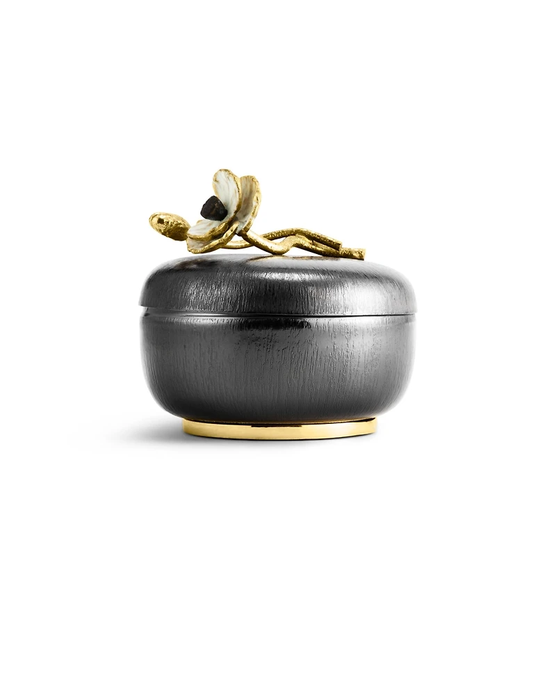 Michael Aram Anemone Covered Candy Dish 2 Piece Set