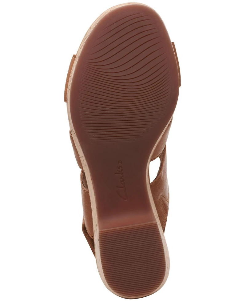 Clarks Women's Collection Giselle Beach Slingback Wedge Sandals