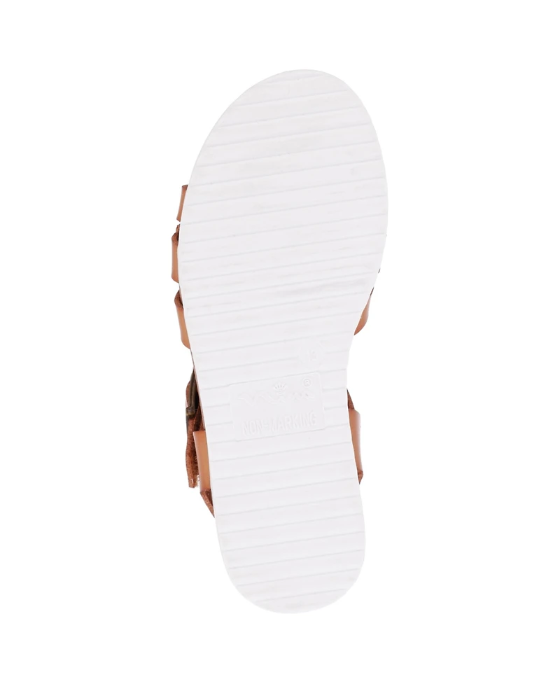Nina Little Girls Lacey Season Fastening Strap Sandals
