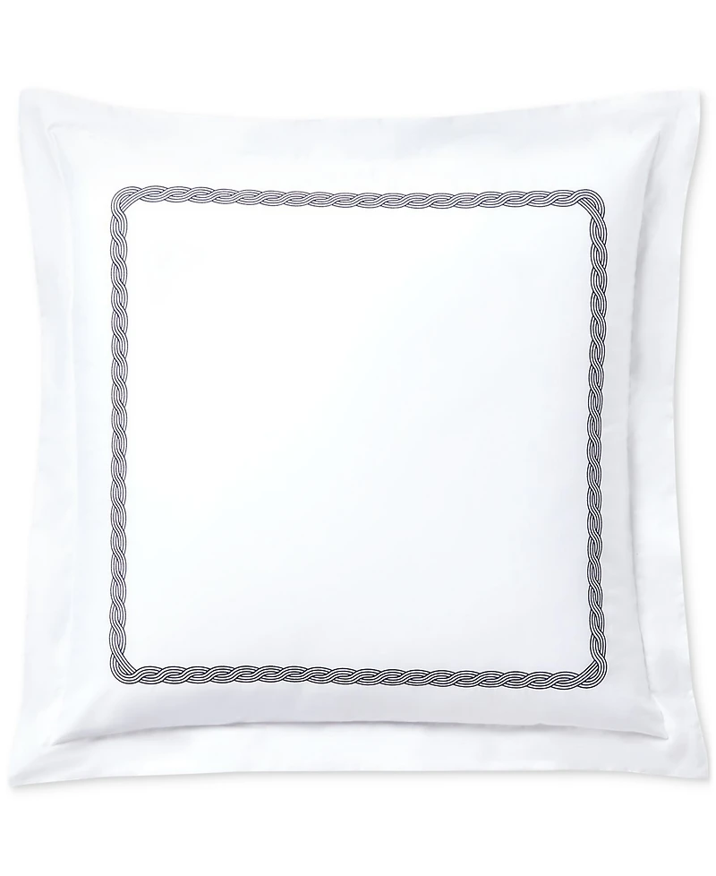 Lauren Ralph Spencer Cable Embroidery Sham, Euro