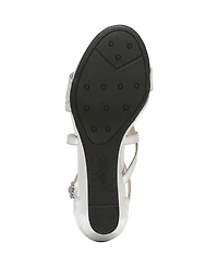 LifeStride Women's Yolanda Strappy Wedge Dress Sandals