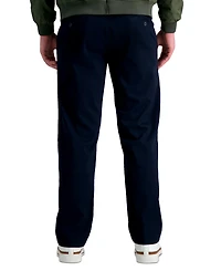 Haggar Men's Life Khaki Straight Fit Comfort Pant