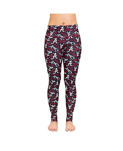 Women's ZooZatz Multi Alabama Crimson Tide Stacked Mascot Leggings