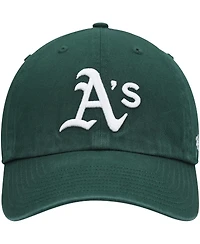 Men's '47 Brand Green Oakland Athletics Clean Up Adjustable Hat