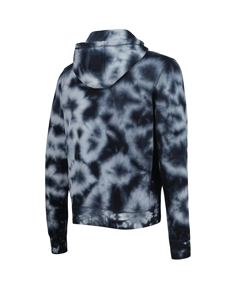 Men's New Era Black Kansas City Chiefs Team Tie-Dye Pullover Hoodie