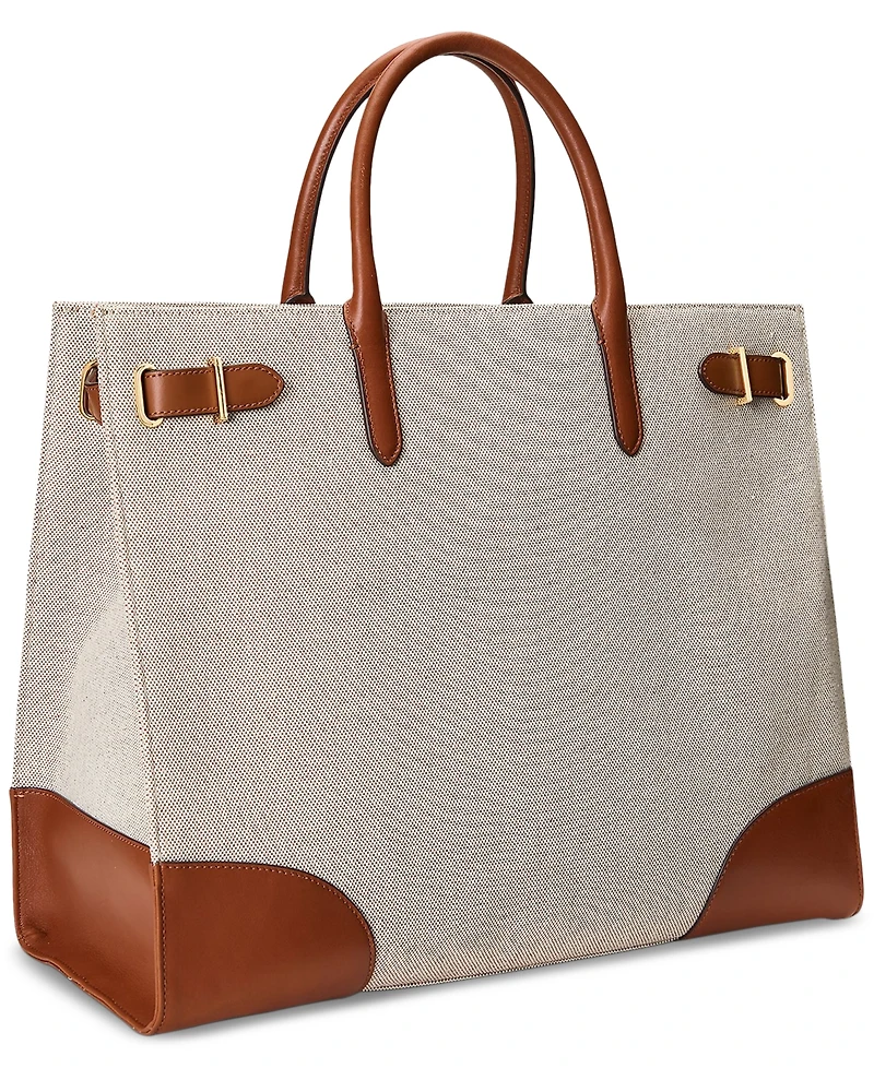 Lauren Ralph Lauren Canvas Extra-Large Devyn Tote Bag