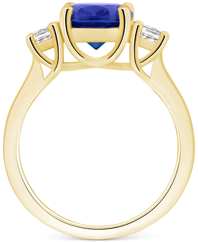 Tanzanite (2-3/4 ct. t.w.) & Diamond (1/3 Oval Ring 14k Gold