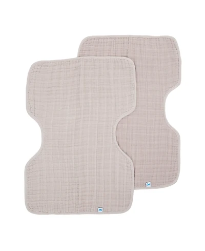 Little Unicorn Baby Girls and Boys Cotton Muslin Burp Cloth, Pack of 2