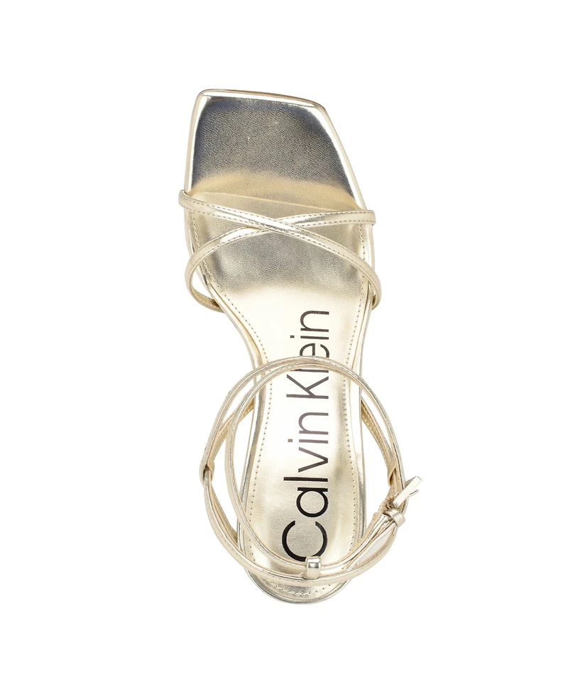 Calvin Klein Women's Tegin Strappy High Stiletto Sandals