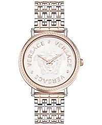 Versace Swiss V-Dollar Two-Tone Bracelet Watch 37mm