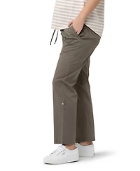Ripe Maternity Maternity Comfortable Philly Cotton Pants in Moss Style