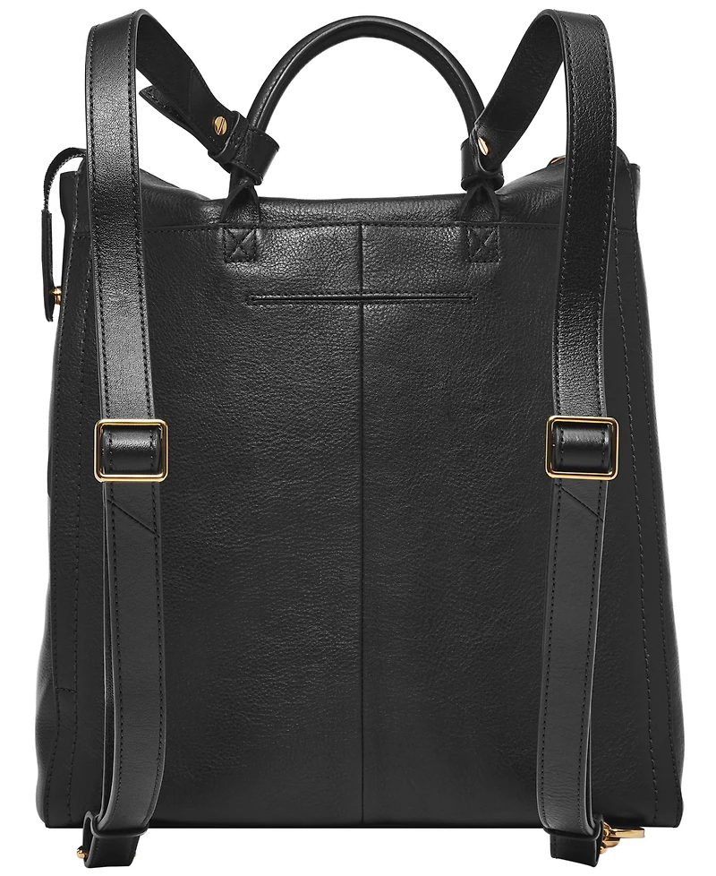 Fossil Parker Leather Backpack Bag
