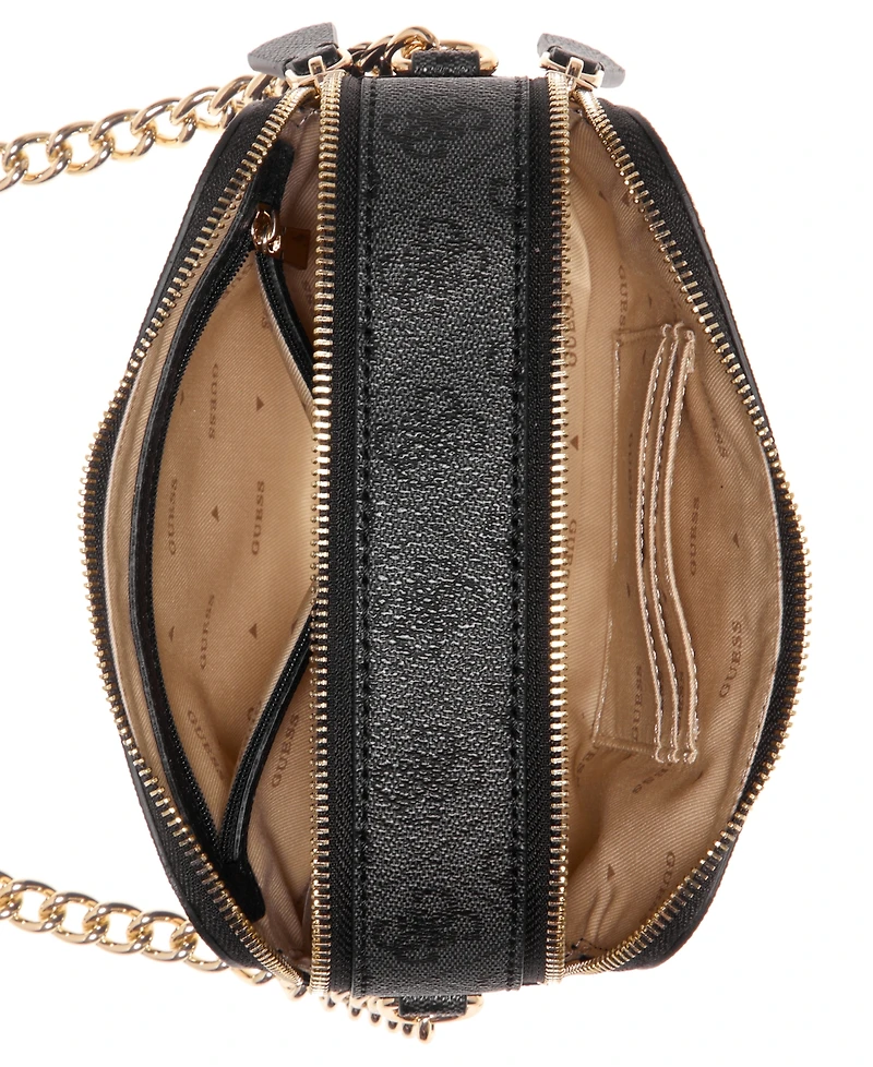 Guess Noelle Small 4G Basique Monogram Camera Crossbody