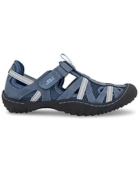 Jbu Women's Regional Water-Ready Strappy Sandal Flats