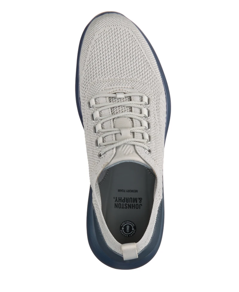 Johnston & Murphy Men's Amherst Knit U-Throat Lace-Up Sneakers