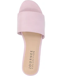 Journee Collection Women's Kolinna Slip On Flat Sandals