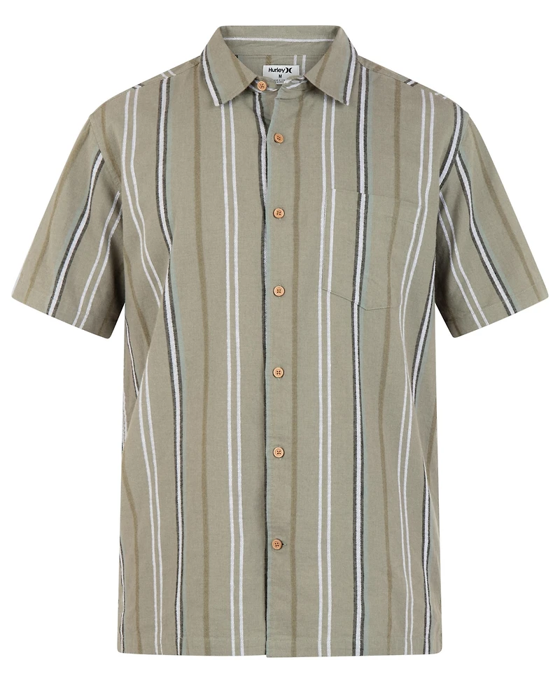 Hurley Men's Rincon Linen Short Sleeve Shirt