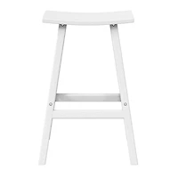 Outdoor Patio Adirondack Bar Height Stool Saddle Seat Chair