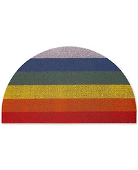 Chilewich Pride Stripe Shag Apartment Mat, 17.5"x 31"