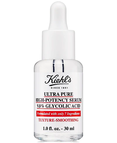 Kiehl's Since 1851 Ultra Pure High-Potency 9.8% Glycolic Acid Serum, 1 oz.