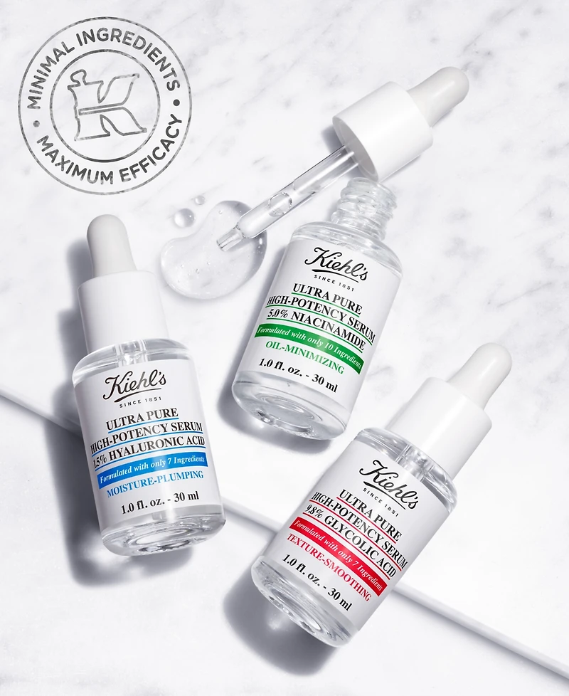 Kiehl's Since 1851 Ultra Pure High-Potency 1.5% Hyaluronic Acid Serum, 1 oz.