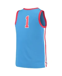 Men's Nike #1 Light Blue Ole Miss Rebels Replica Basketball Jersey