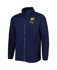 Men's Under Armour Navy Notre Dame Fighting Irish Squad 3.0 Full-Zip Jacket
