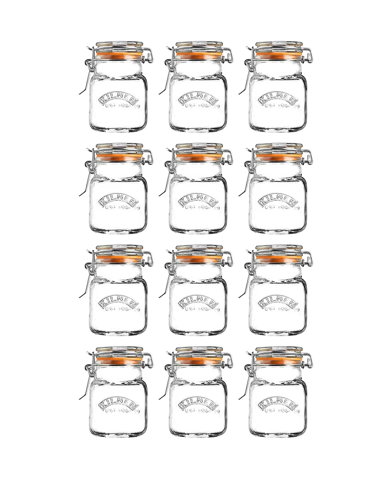 Kilner Spice Jar 2.4 oz, Set of 12