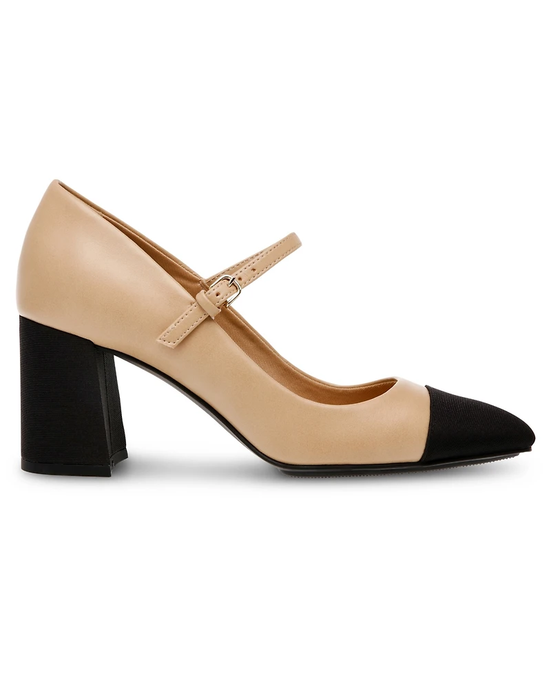Anne Klein Women's Bleeker Block Heel Mary Jane Dress Pumps