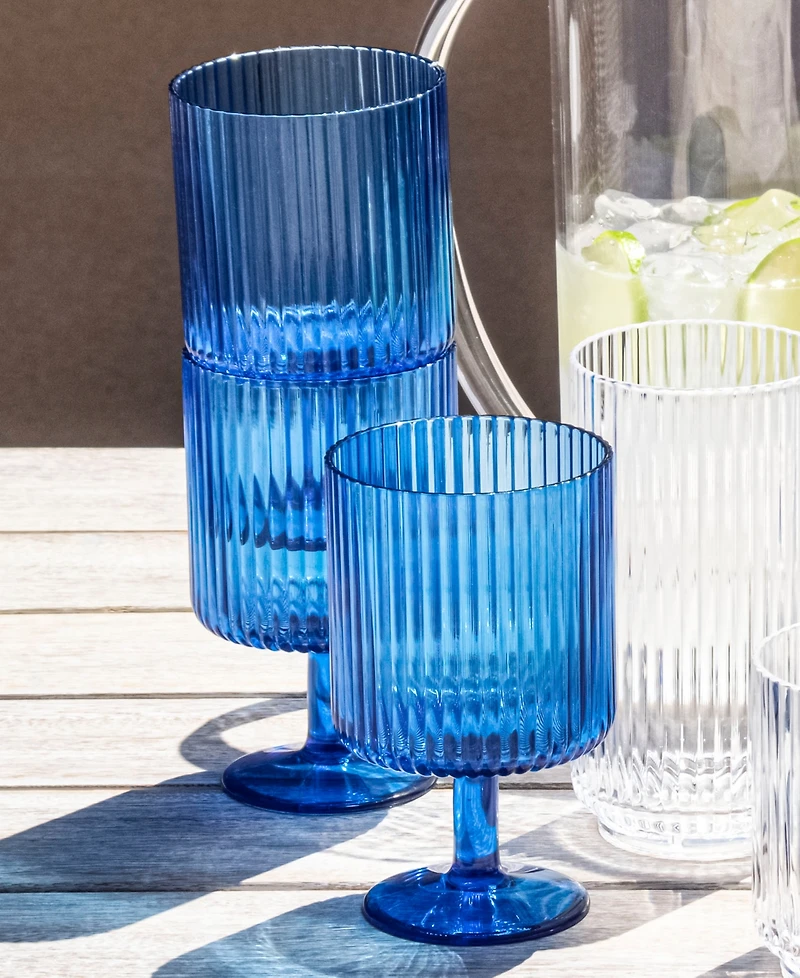 Abode Homewares Mesa Stacking Wine Goblet Set of 6