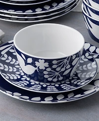 Noritake Bluefjord Set of 4 Cereal Bowls